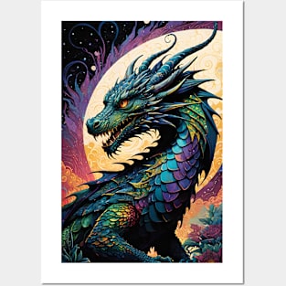 Psychedelic Dragon 3 Posters and Art